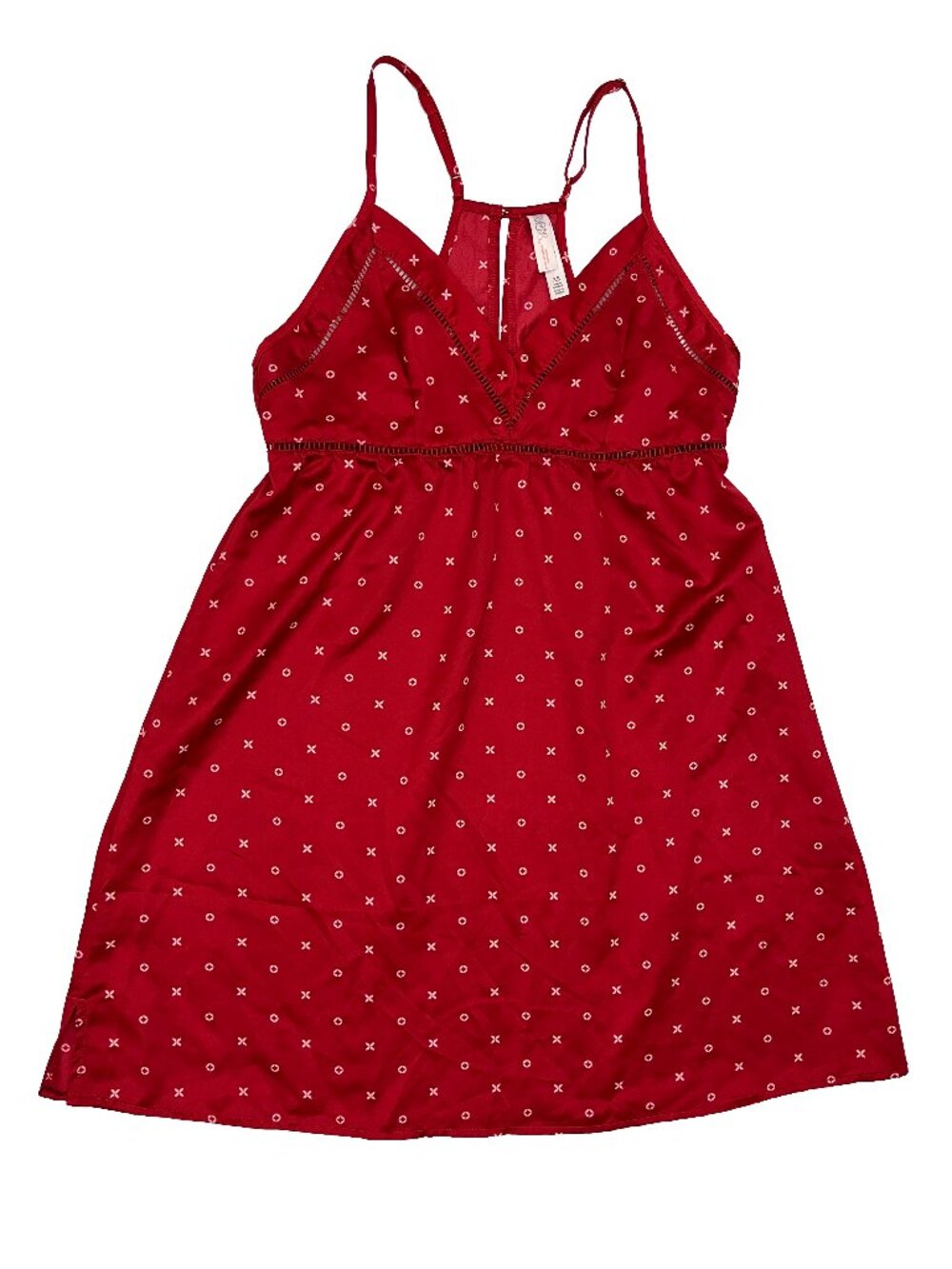 Gilligan & O’Malley NEW NWT Red Nightgown Slip Dress Sleep Women XS X-Small